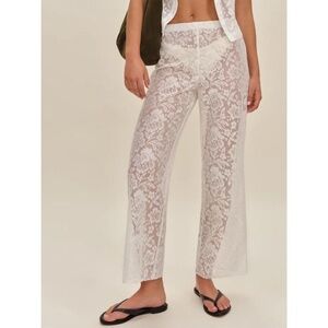 REFORMATION Olina Lace Pant NWT